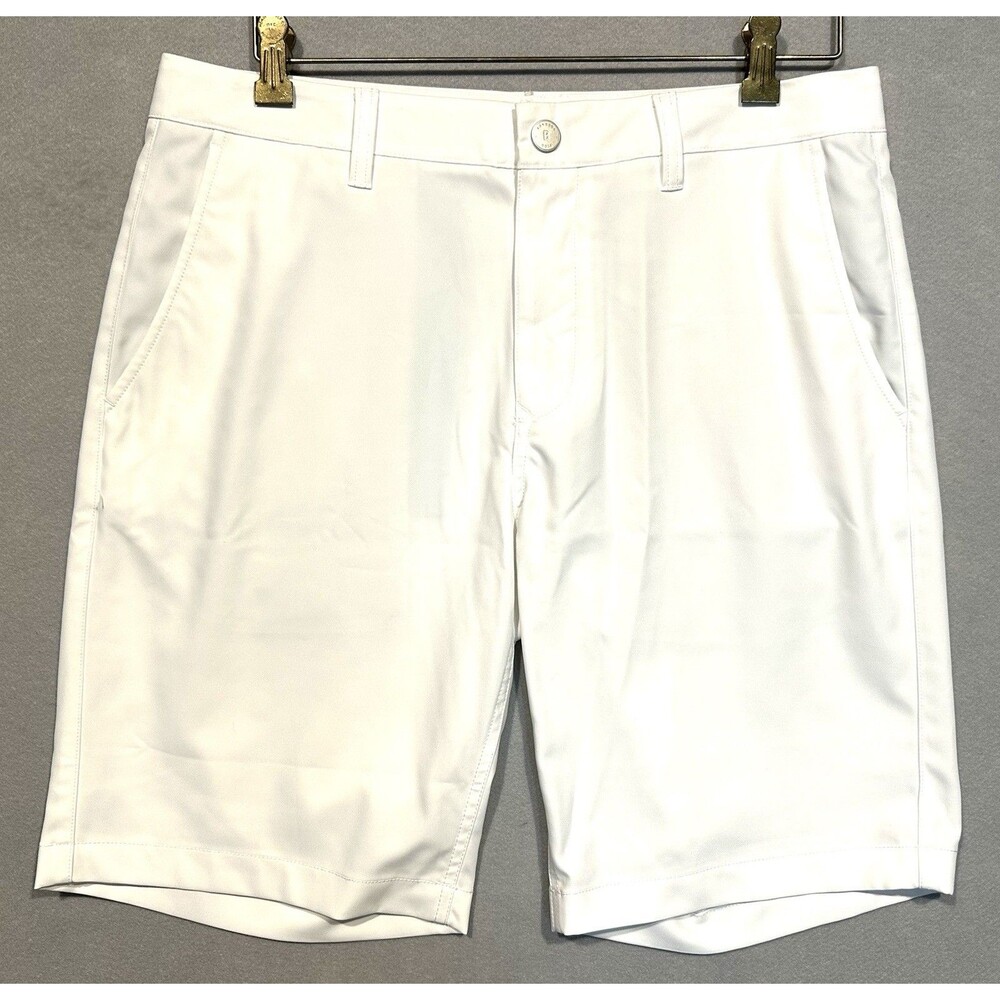 Bonobos Golf Shorts Mens Size 33 White Performance Chino Stretch 10” Inseam